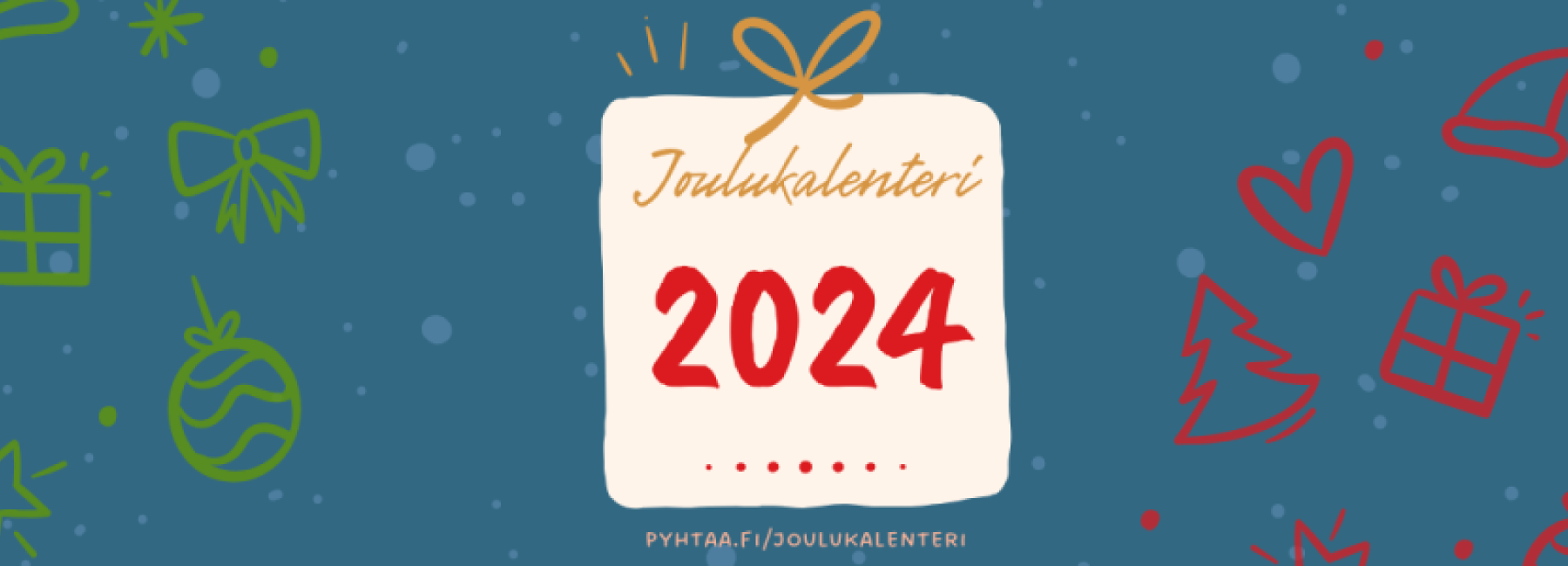 Joulukalenteri 2024 banner