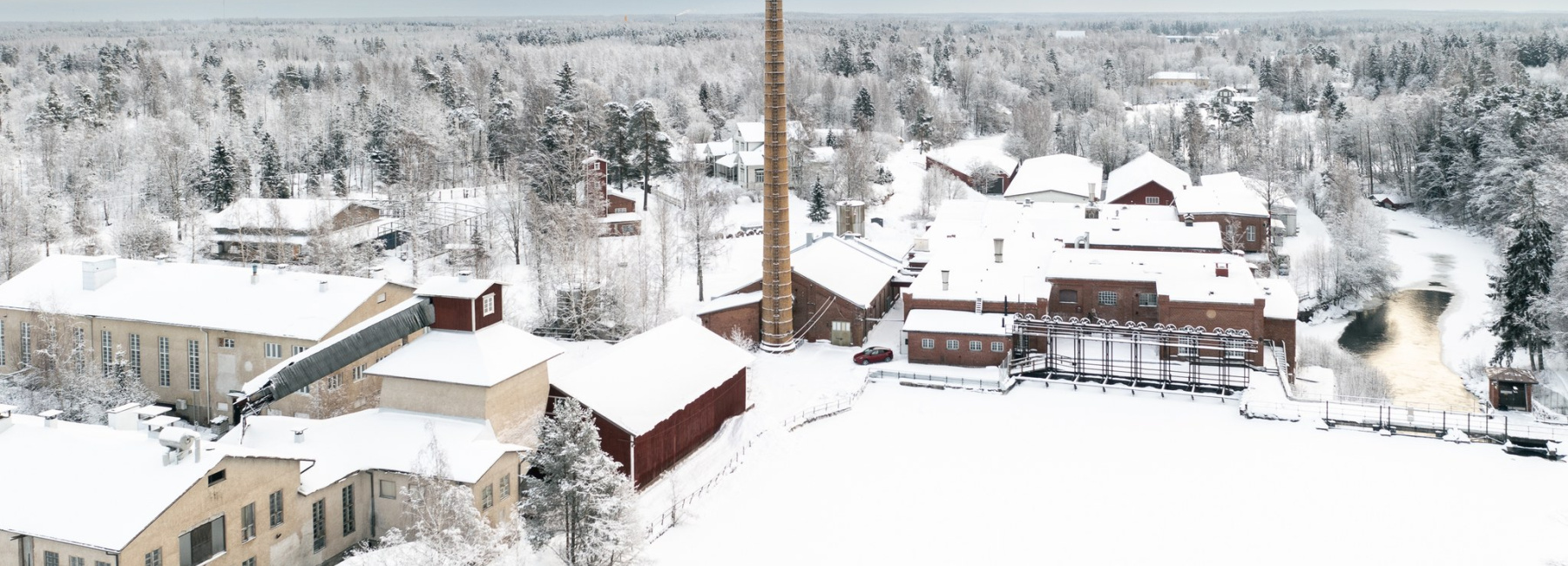 Stockfors talvella. Carl Svanfält / Pyhtään kunta