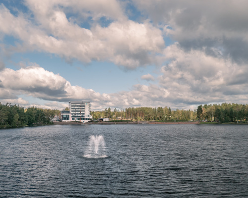 Näkymä Huutjärvelle.