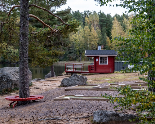 Huutjärven ranta