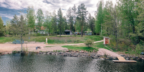 Yläkosken uimaranta. Pyhtään kunta / Carl Svanfält